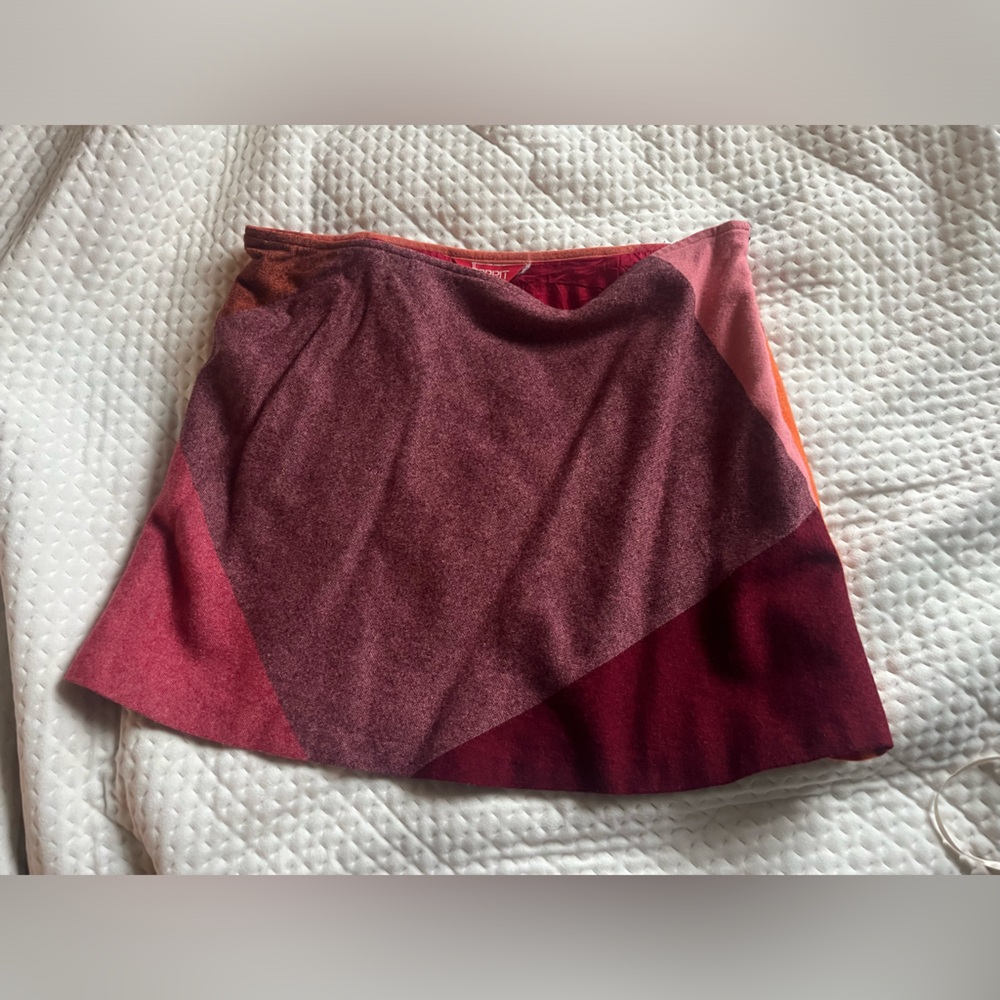 VINTAGE ESPIRIT WOOL MINI SKIRT